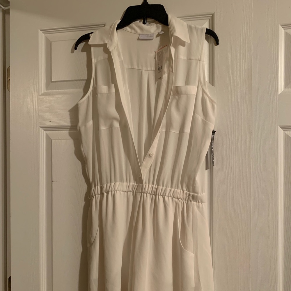 New York & Company White Romper